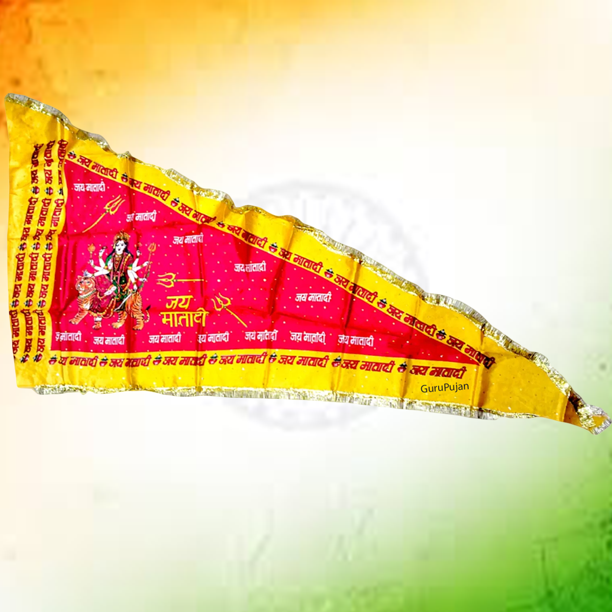 Jai Mata Di Jhanda | Red Flag for Maa Durga & Vaishno Devi – GuruPujan