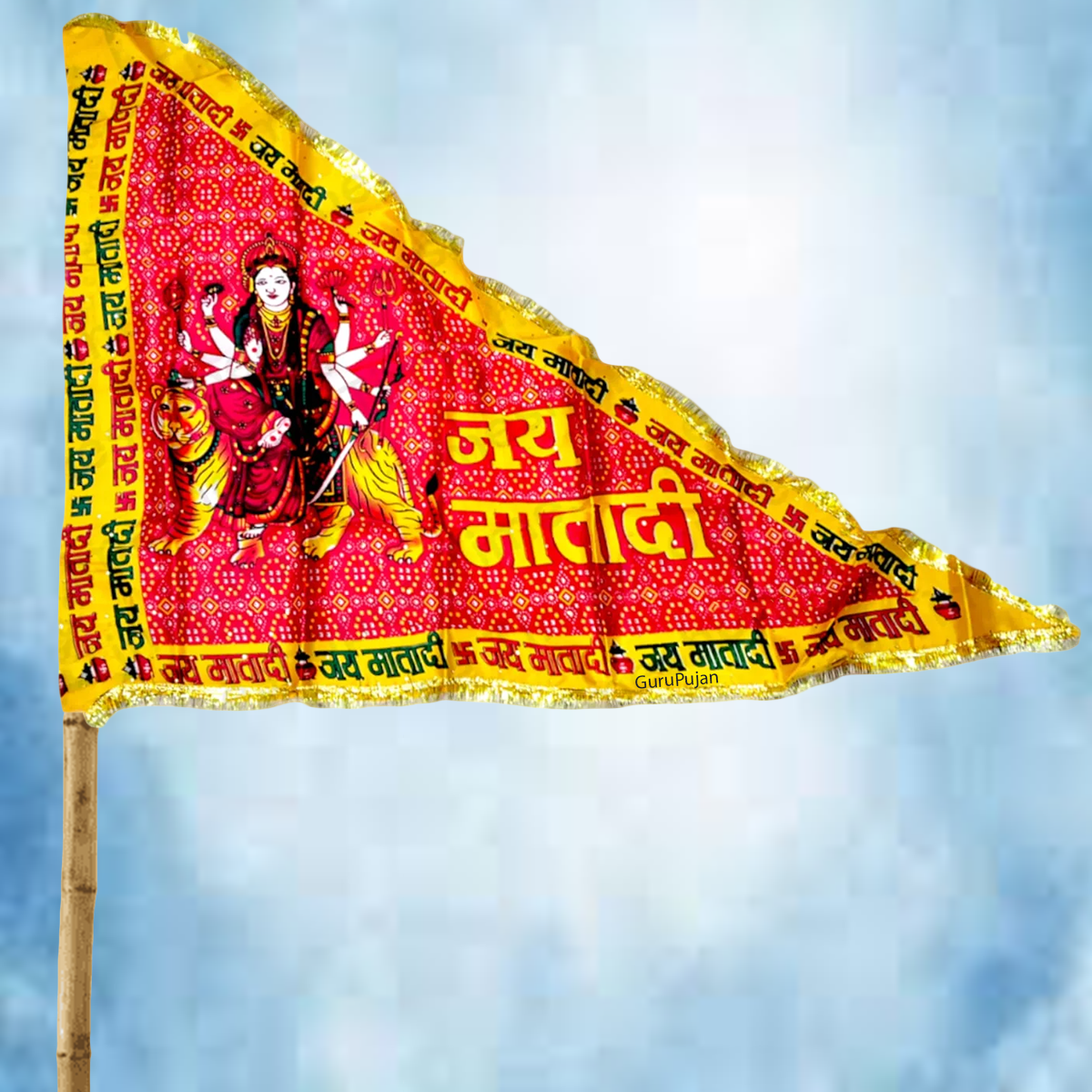 Jai Mata Di Jhanda | Red Flag for Maa Durga & Vaishno Devi – GuruPujan