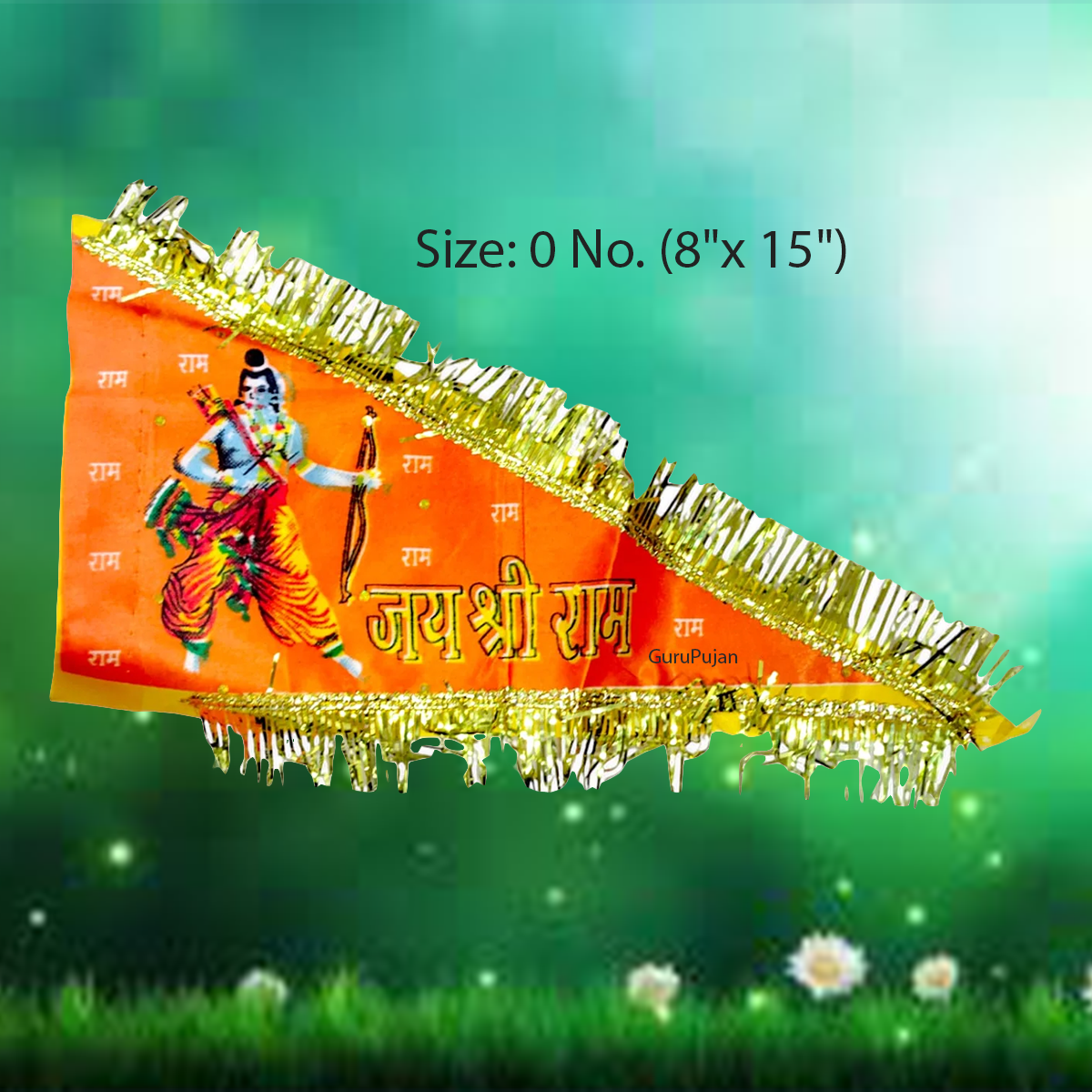Shri Ram Ji Bhagwa Jhanda – Divine Spiritual Flag – gurupujan – GuruPujan